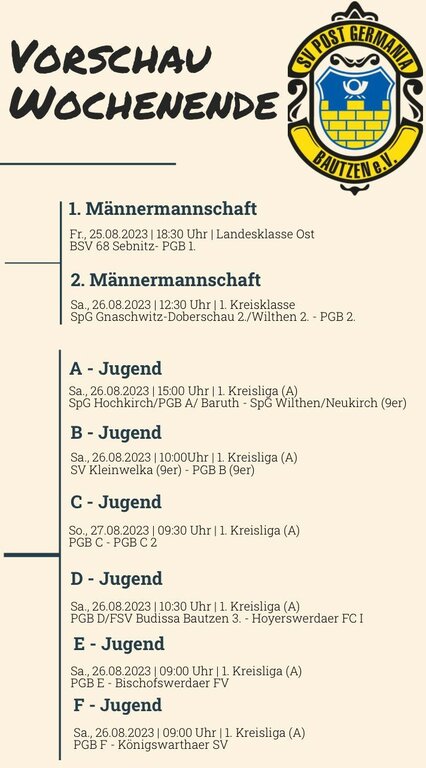 post germania bautzen fußball